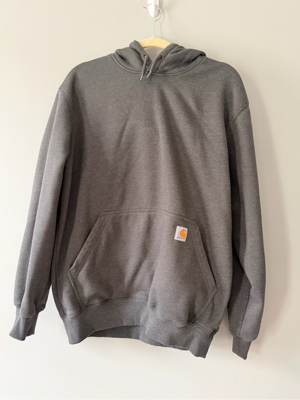 Carhartt Gray Hooded Pullover Sweatshirt
